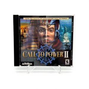 Call to Power II PC CD-ROM Game 2000 Activision Civilization Jewel Case